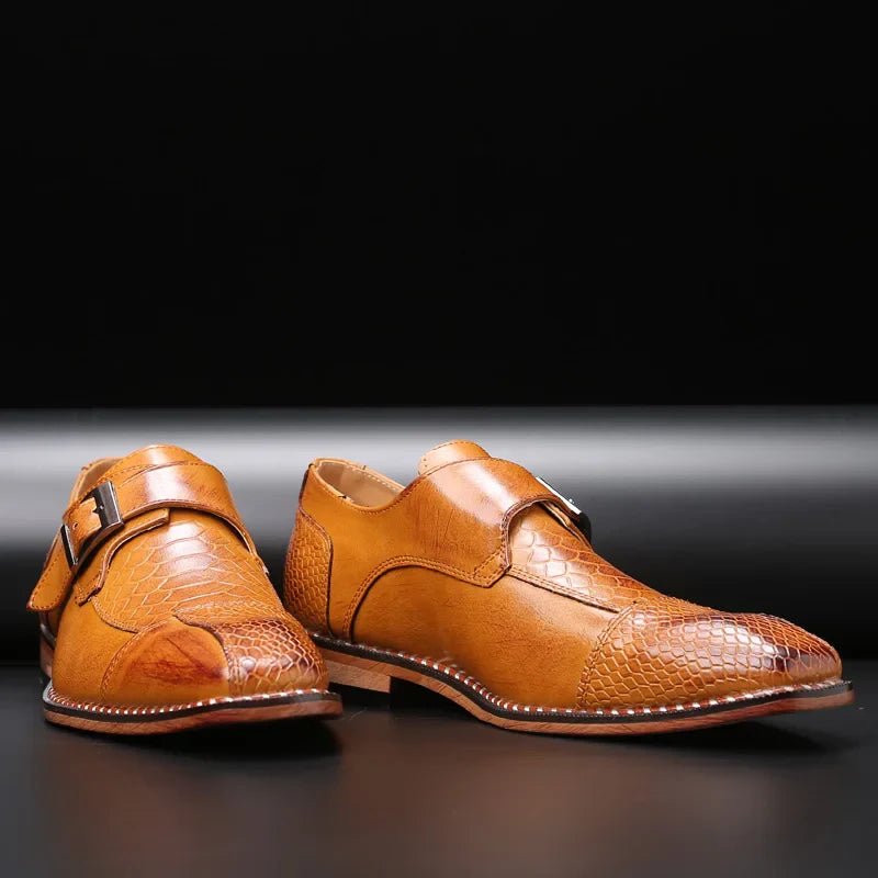 Vincent Crocodile Leather Oxford - Greyson Vale