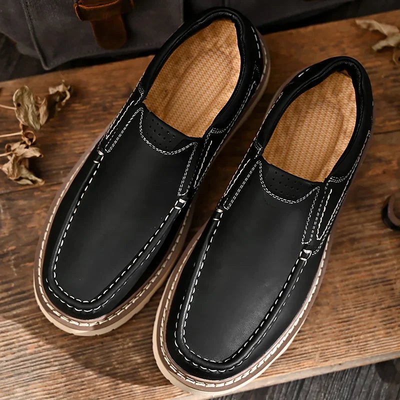 Westford Leather Moc Loafers - Greyson Vale